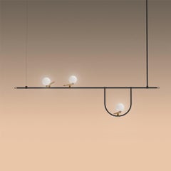 Artemide Yanzi-Kronleuchter in Schwarz von Neri&Hu