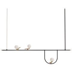 Artemide Yanzi Chandelier in Black by Neri&Hu