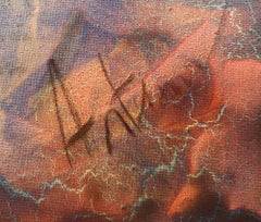 "Scorci d'Infinito Red Border n.1" - Mixed Media by Artemio Ceresa - 2023