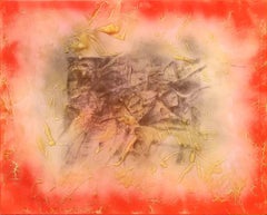 "Scorci d'infinito red border n.4" - Mixed Media by Artemio Ceresa - 2023