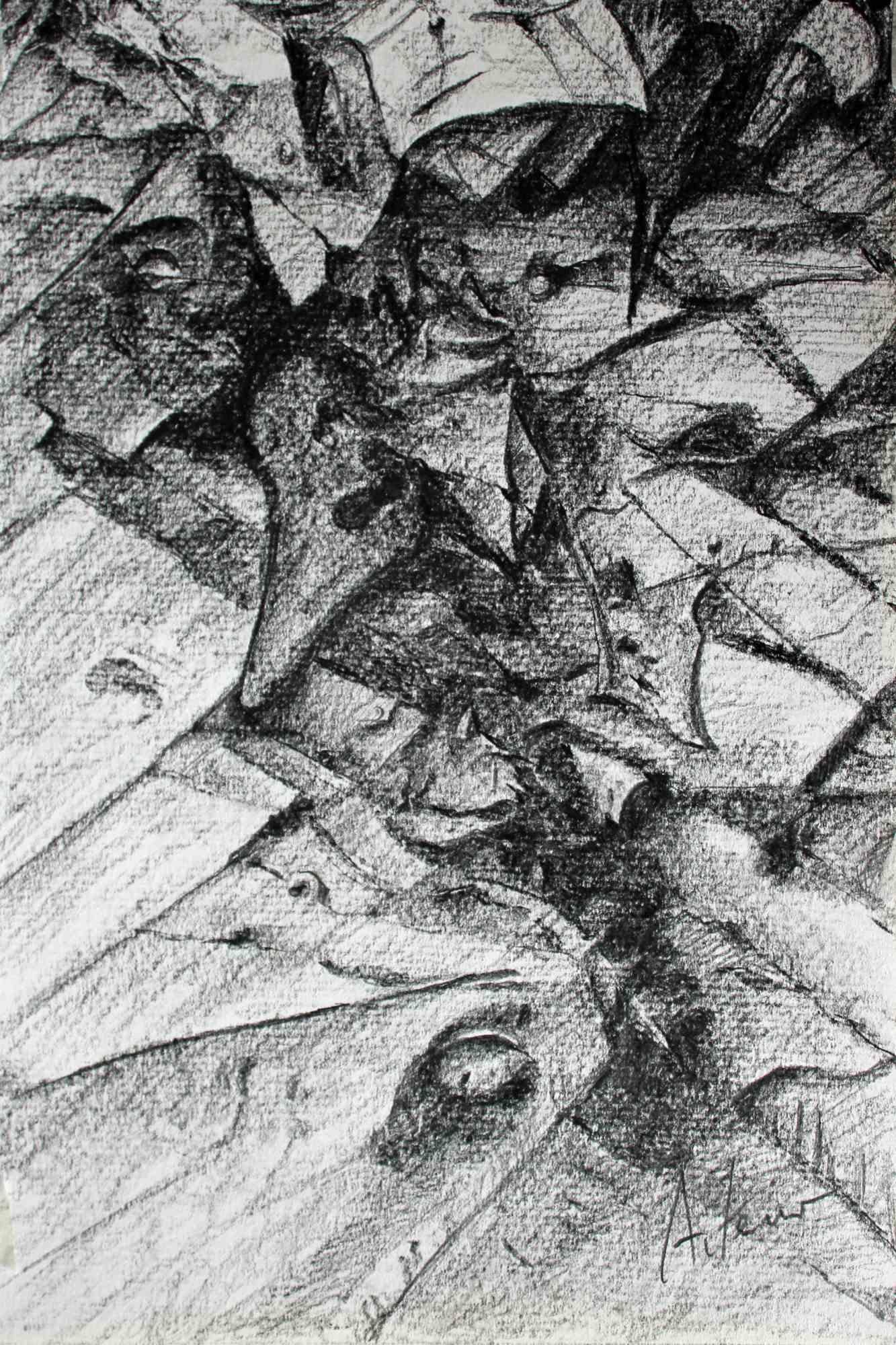 Das grafische Werk "Surreale Landschaft in der Zeichnung 2" ist Teil der Serie "Glimpses of infinity" und besteht aus drei Zeichnungen im Format 20 × 30 cm des Künstlers Artemio Ceresa. Sie wurde im Jahr 2018 erstellt. Die Technik ist Bleistift auf