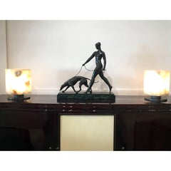 "Artemis" ‘Diana the Huntress’ Art Deco Sculpture by Raymond Rivoire