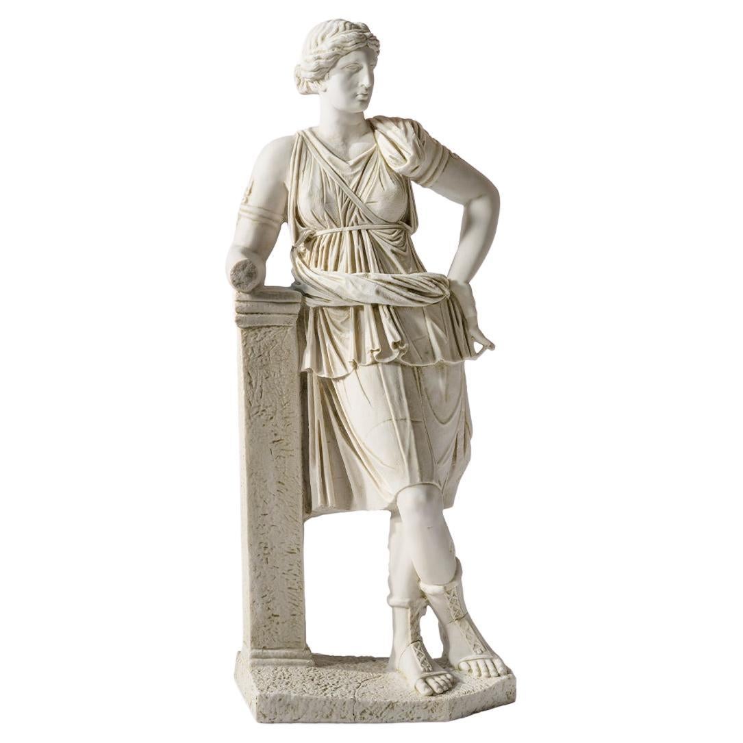 Artemis Mytilene Statue Made with Compressed Marble Powder Istanbul Arch. Museum For Sale