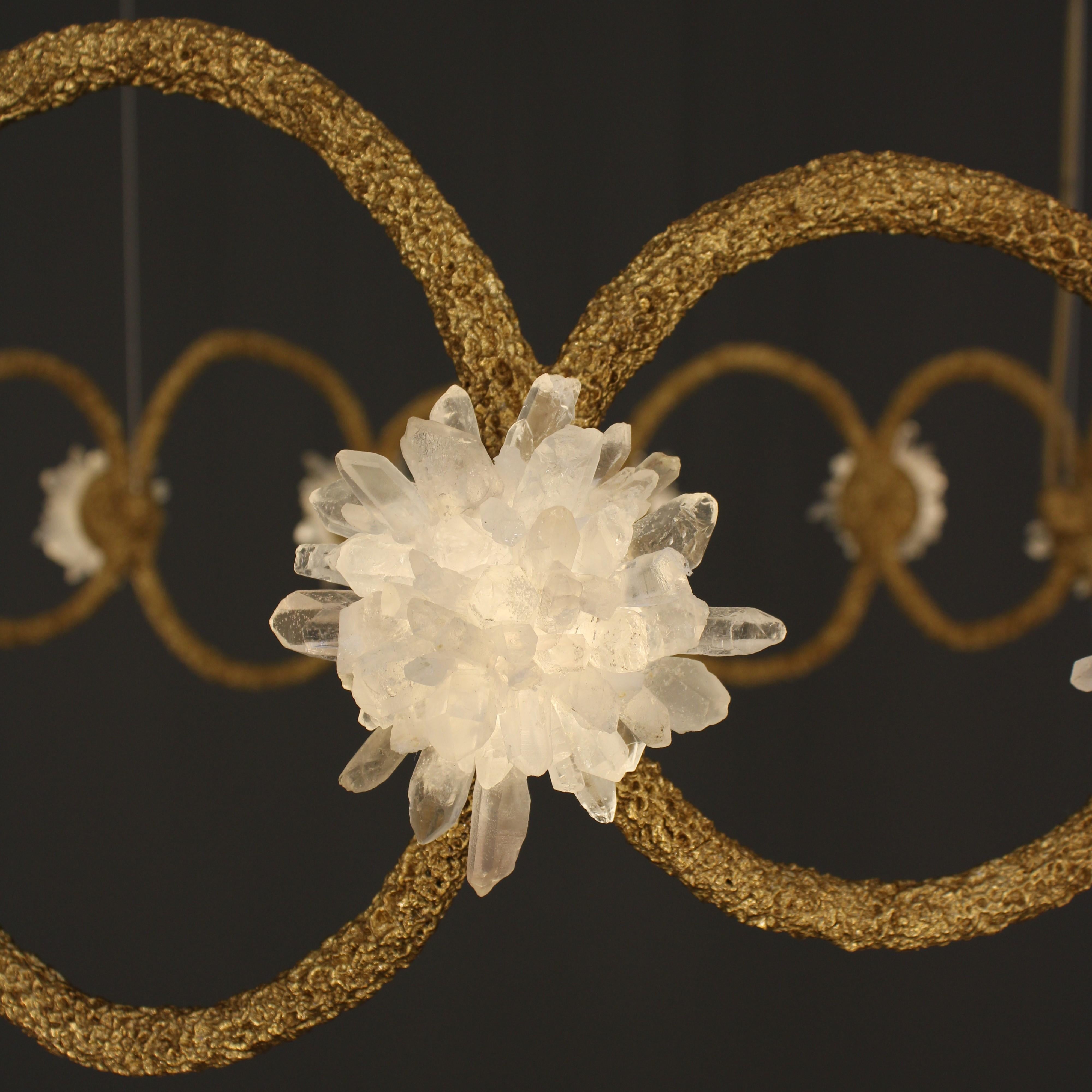 Brasiliano Lampada a sospensione Quartz II di Aver in vendita