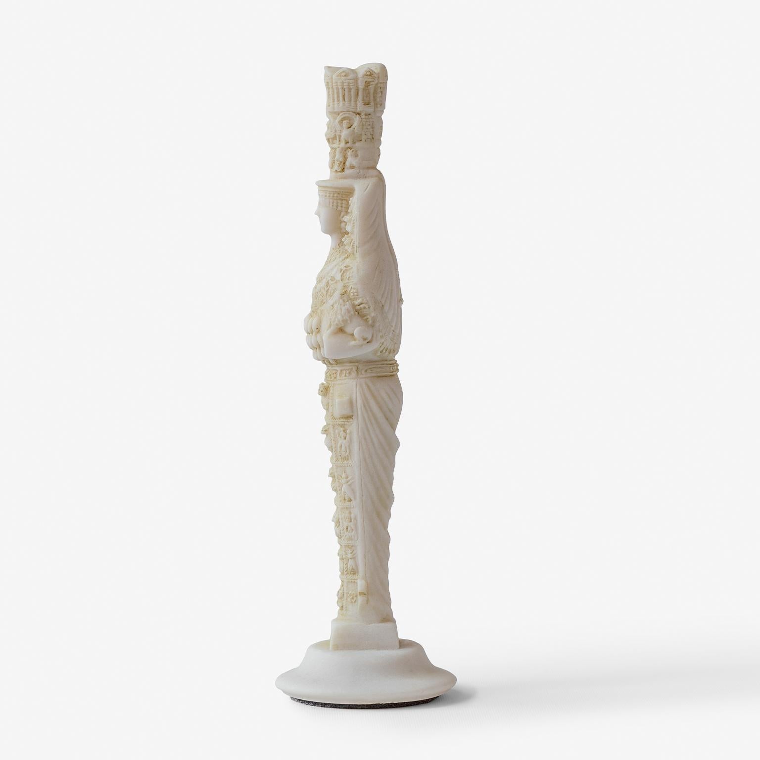 Greco classico Statua di Artemis con polvere di marmo compressa 'Museo di Efeso' No:1, 9.5