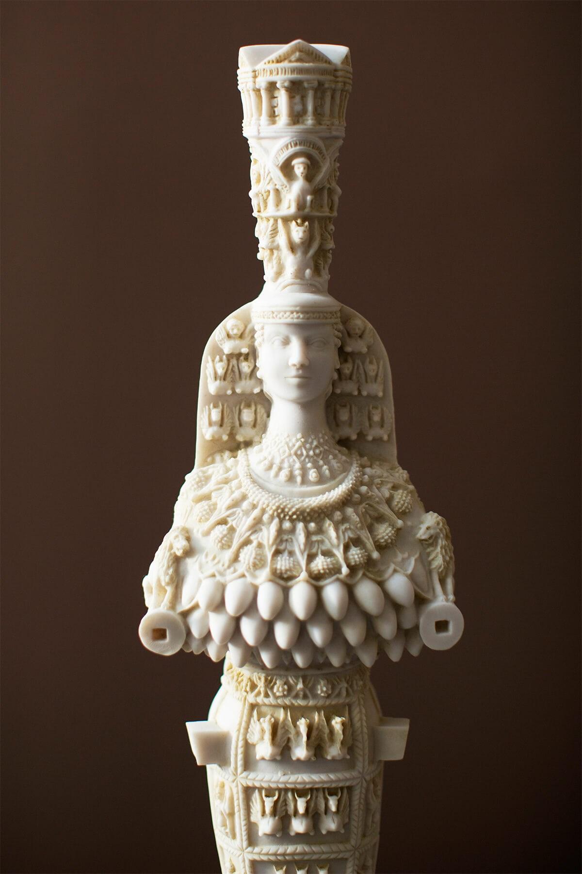 Calco Statua di Artemis con polvere di marmo compressa 'Museo di Efeso' No:2 - 22