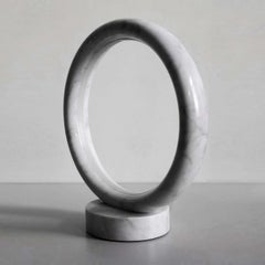 Artemisia Carrara Marble Table Lamp By ADL Atelier Design Lab