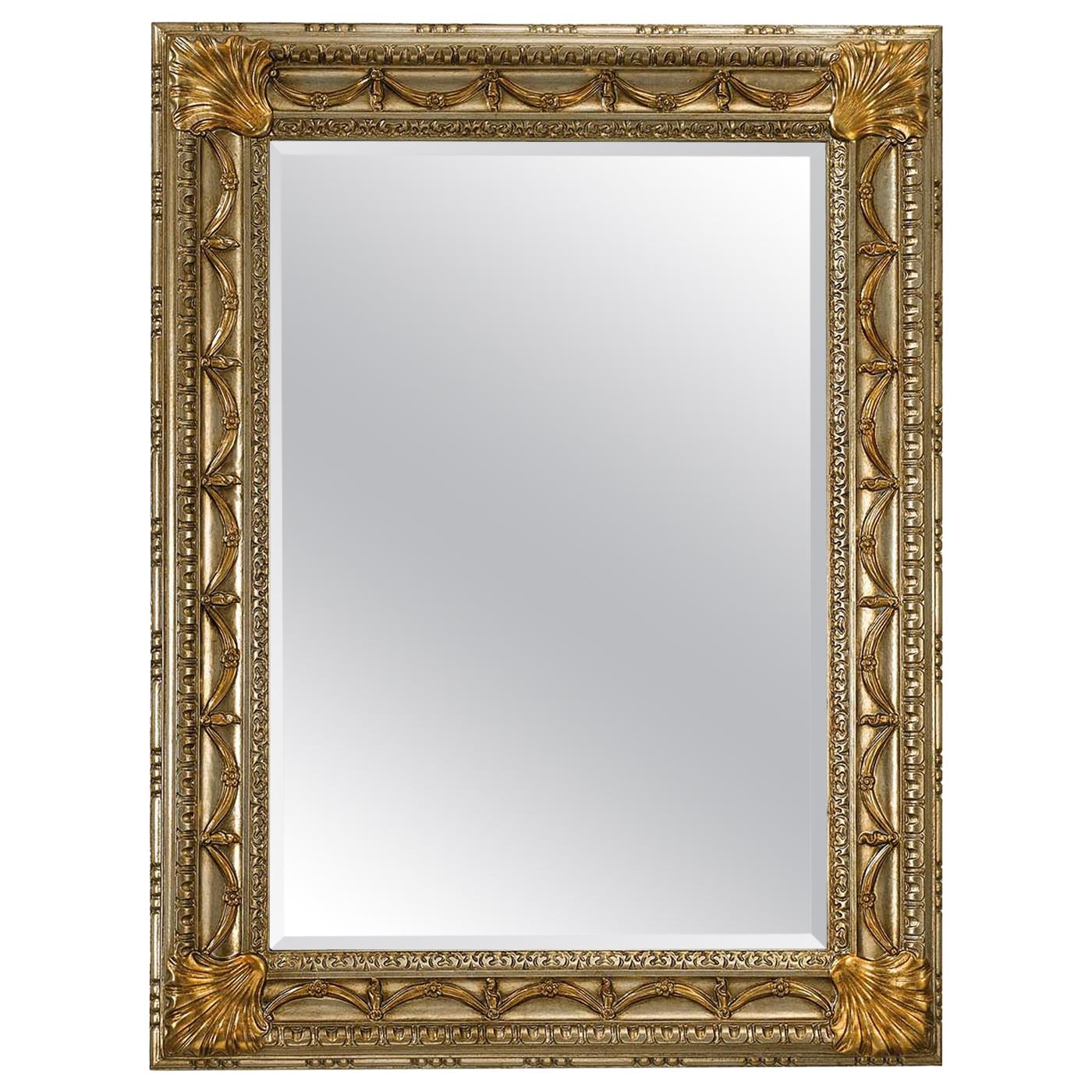 Luigi Filippo Wide Wall Mirror For Sale at 1stDibs