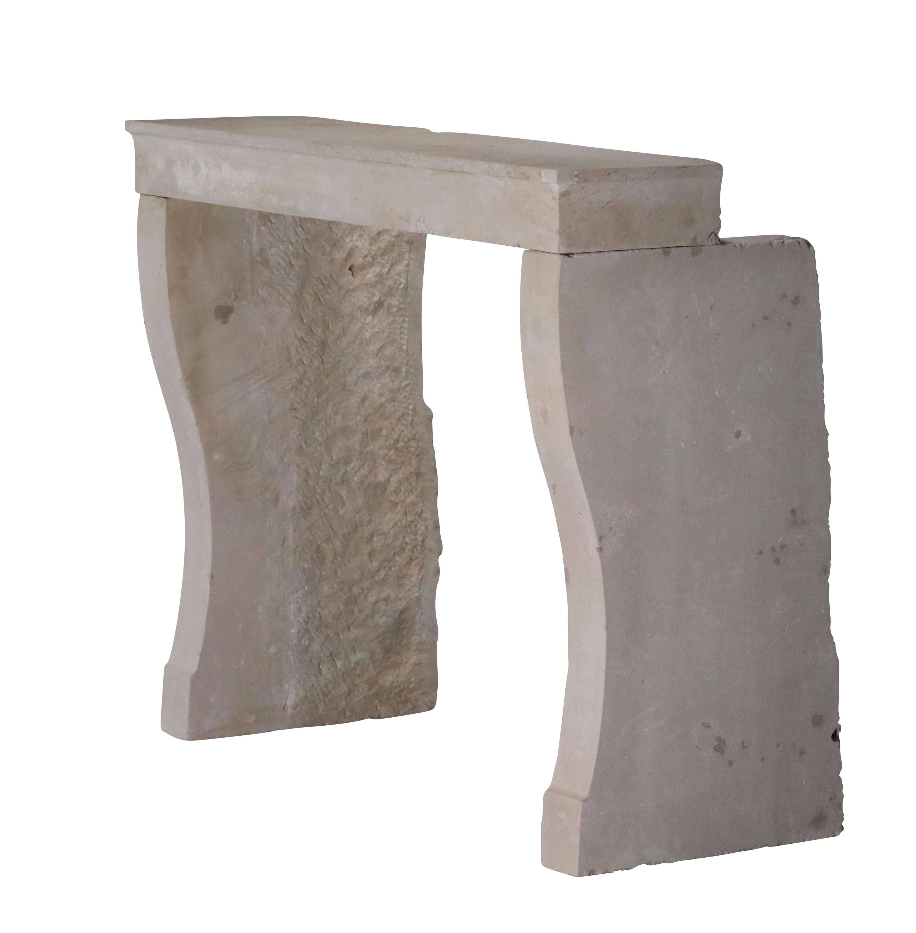 Artempo Beige Limestone Fireplace For Timeless Slow Living For Sale 6