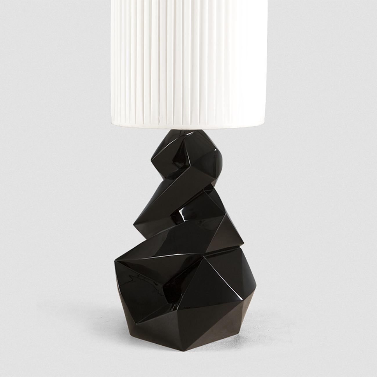 Contemporary Artemus Black Floor Lamp or Table Lamp For Sale