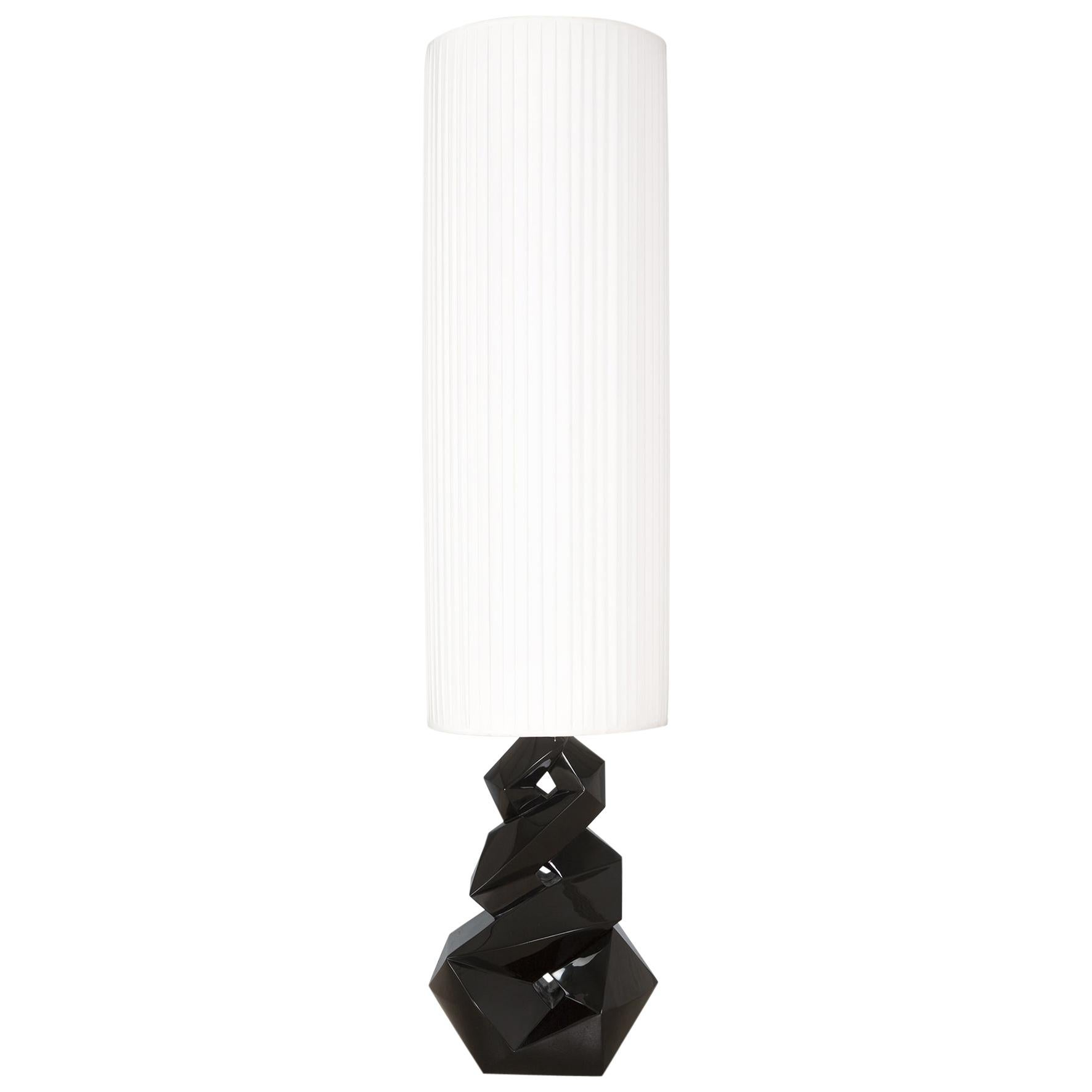 Artemus Black Floor Lamp or Table Lamp