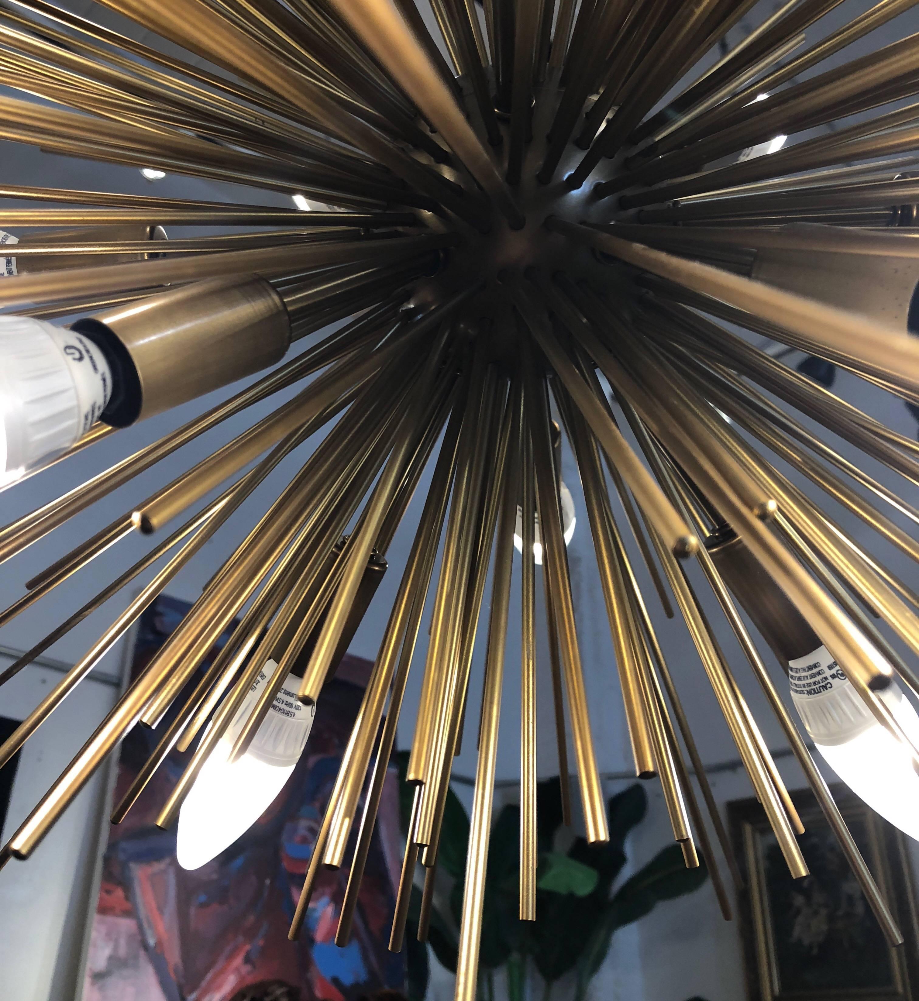 American Arteriors Brass Zanadoo Chandelier