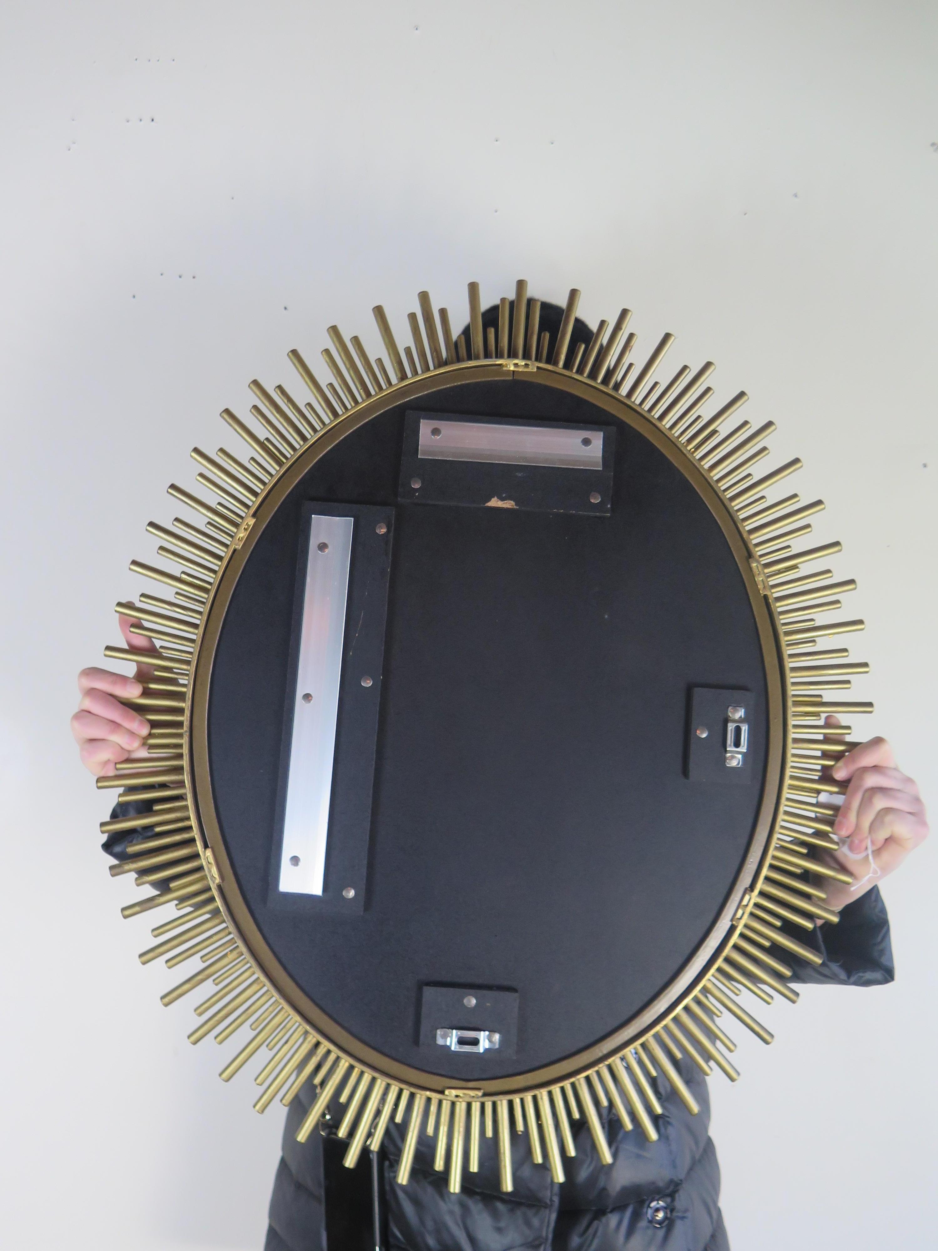 Contemporary Arteriors Prescott Gold Mirror