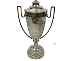 Arteriors Silver Plate Trophy Lamp