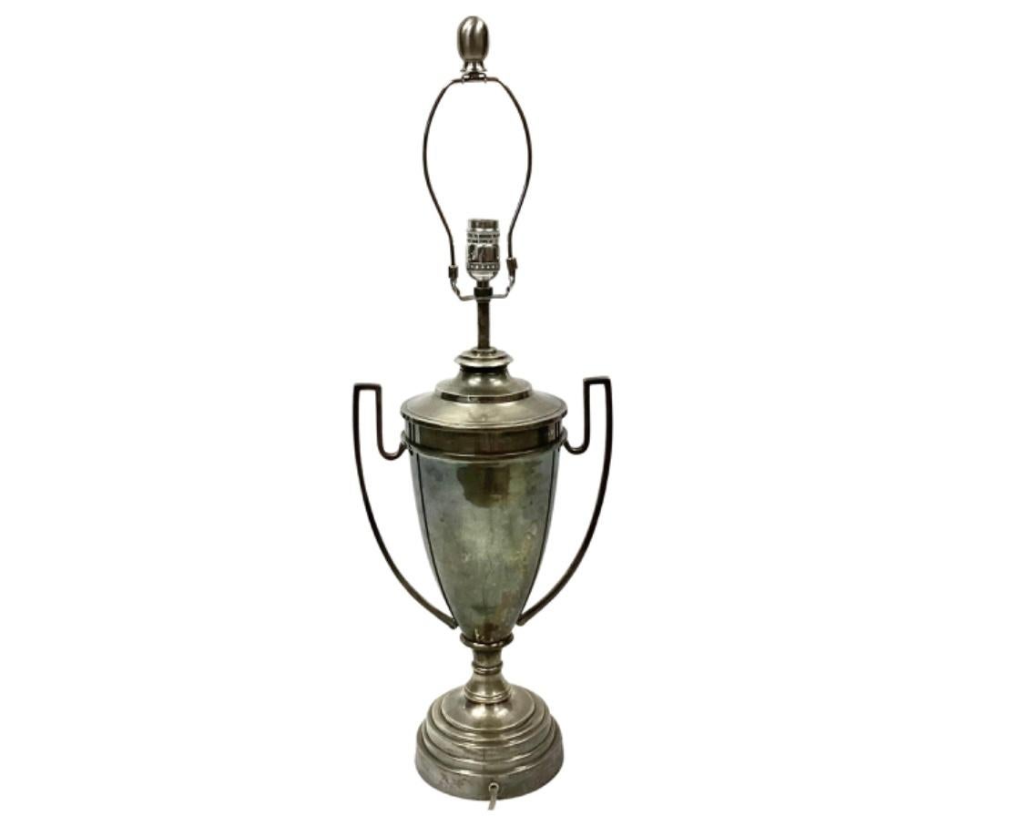 Arteriors Silver Plate Trophy Lamp 1