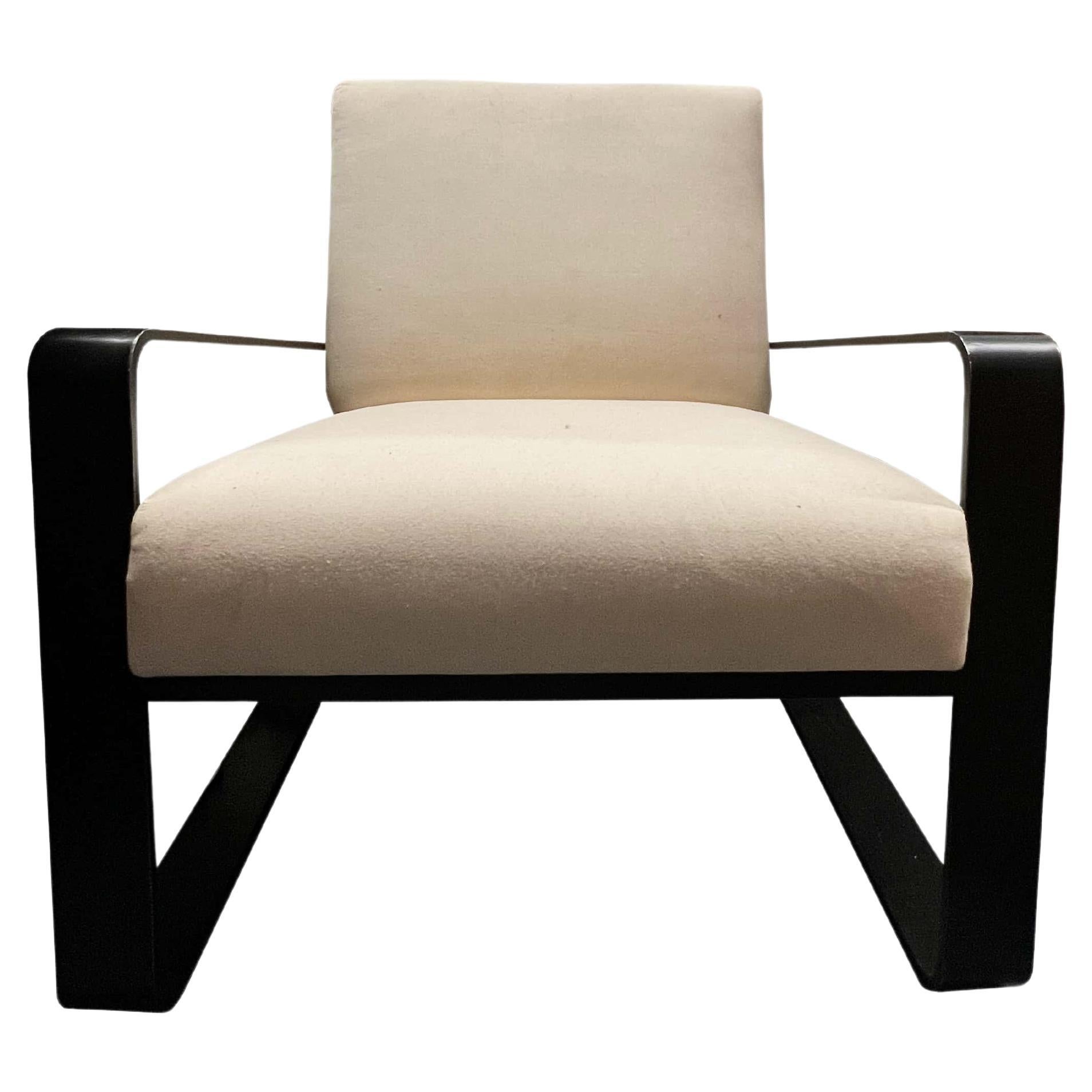 Arteriors Torcello Armchair in Muslin For Sale
