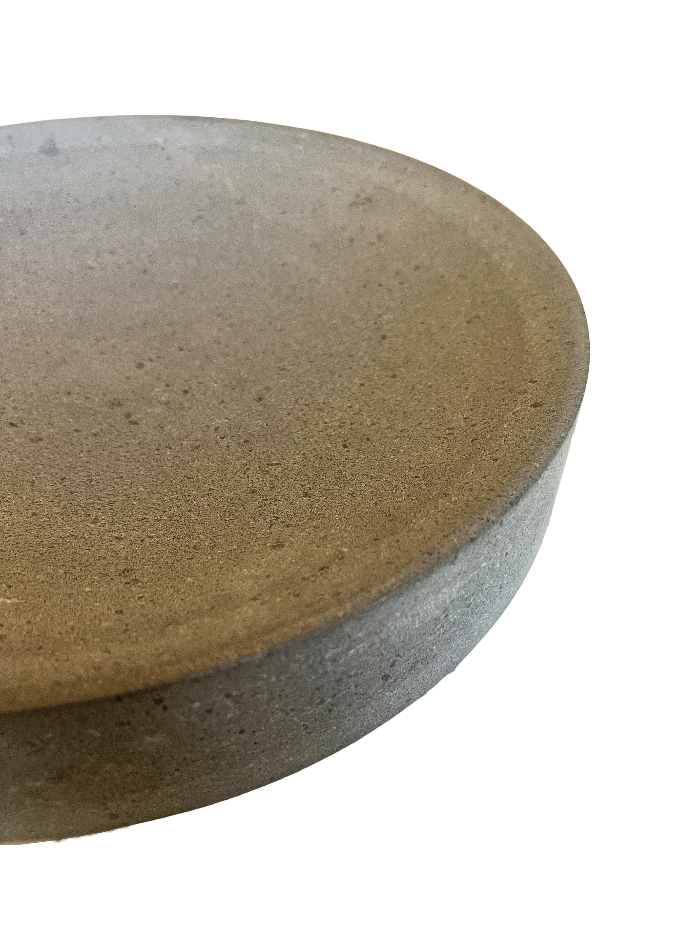Modern Artesian Concrete Bowl For Sale