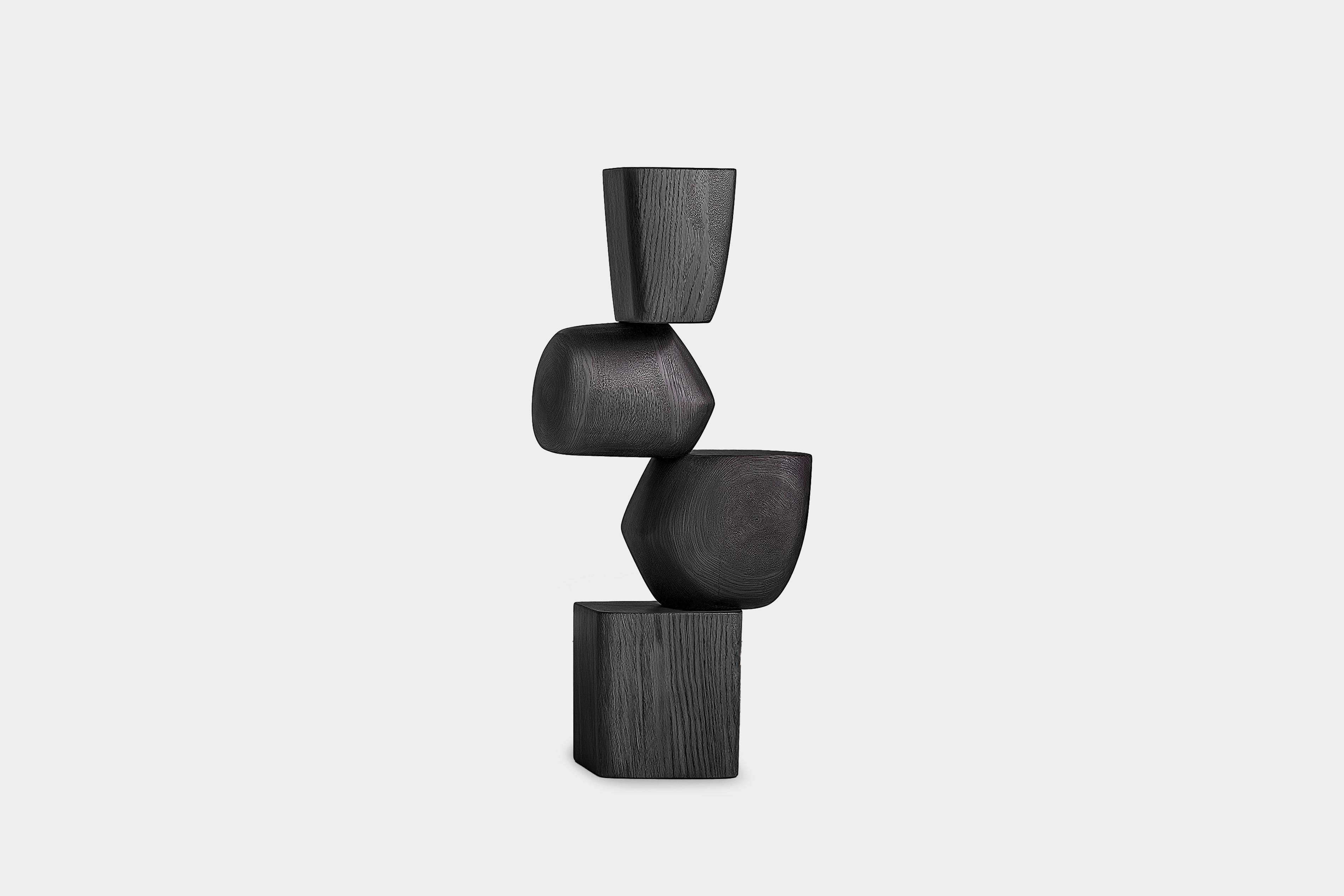 Mid-Century Modern Artful Decor Lull No27 – NONO’s Wooden Sculpture for Modern Spaces For Sale