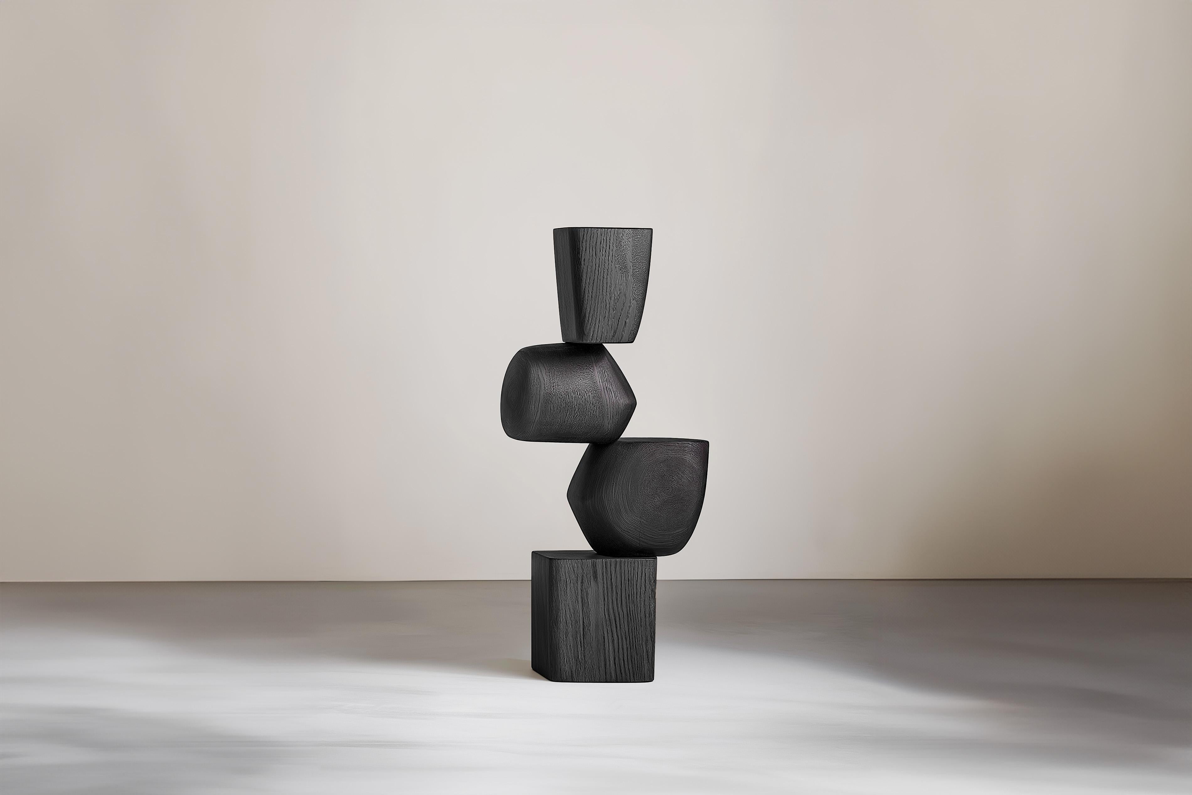 Mexican Artful Decor Lull No27 – NONO’s Wooden Sculpture for Modern Spaces For Sale