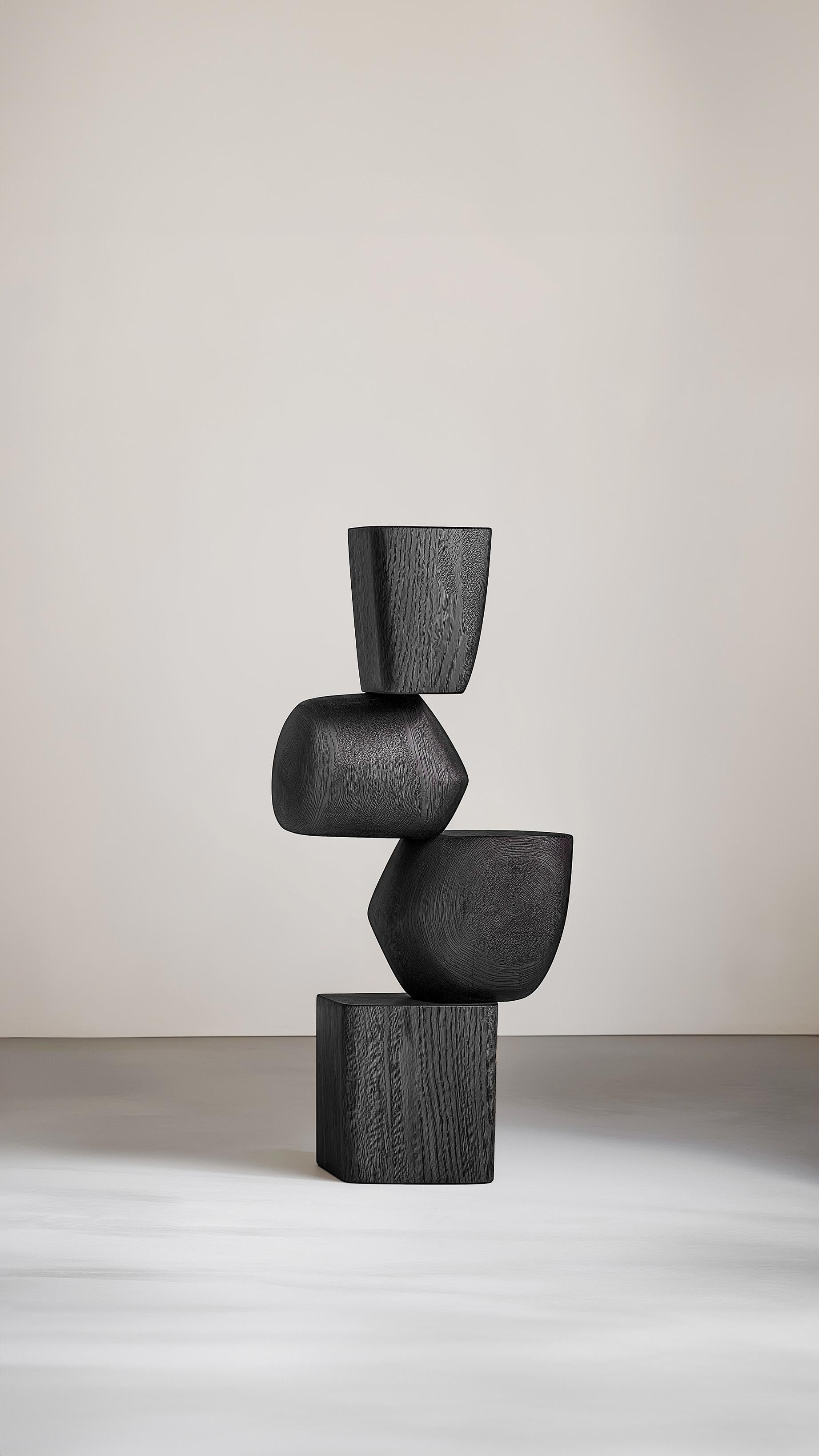 Artful Decor Lull No27 – NONO’s Wooden Sculpture for Modern Spaces In New Condition For Sale In Ciudad de México, CDMX
