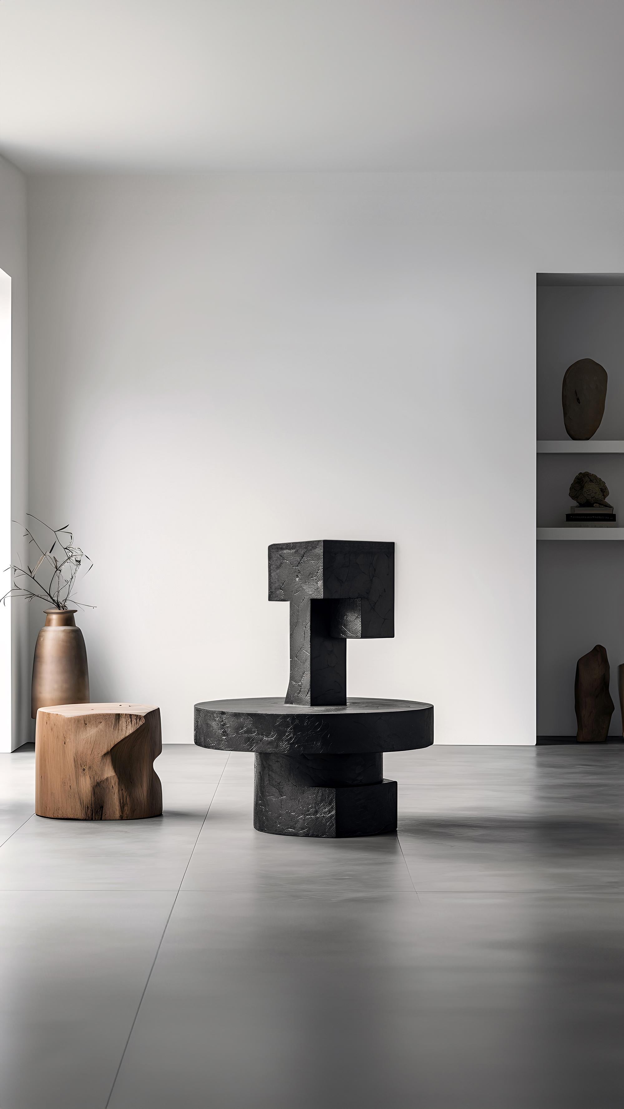 Artful Decor Unseen Force #20 Joel Escalona's Solid Wood Table, Sculpture-Accent In New Condition For Sale In Estado de Mexico CP, Estado de Mexico