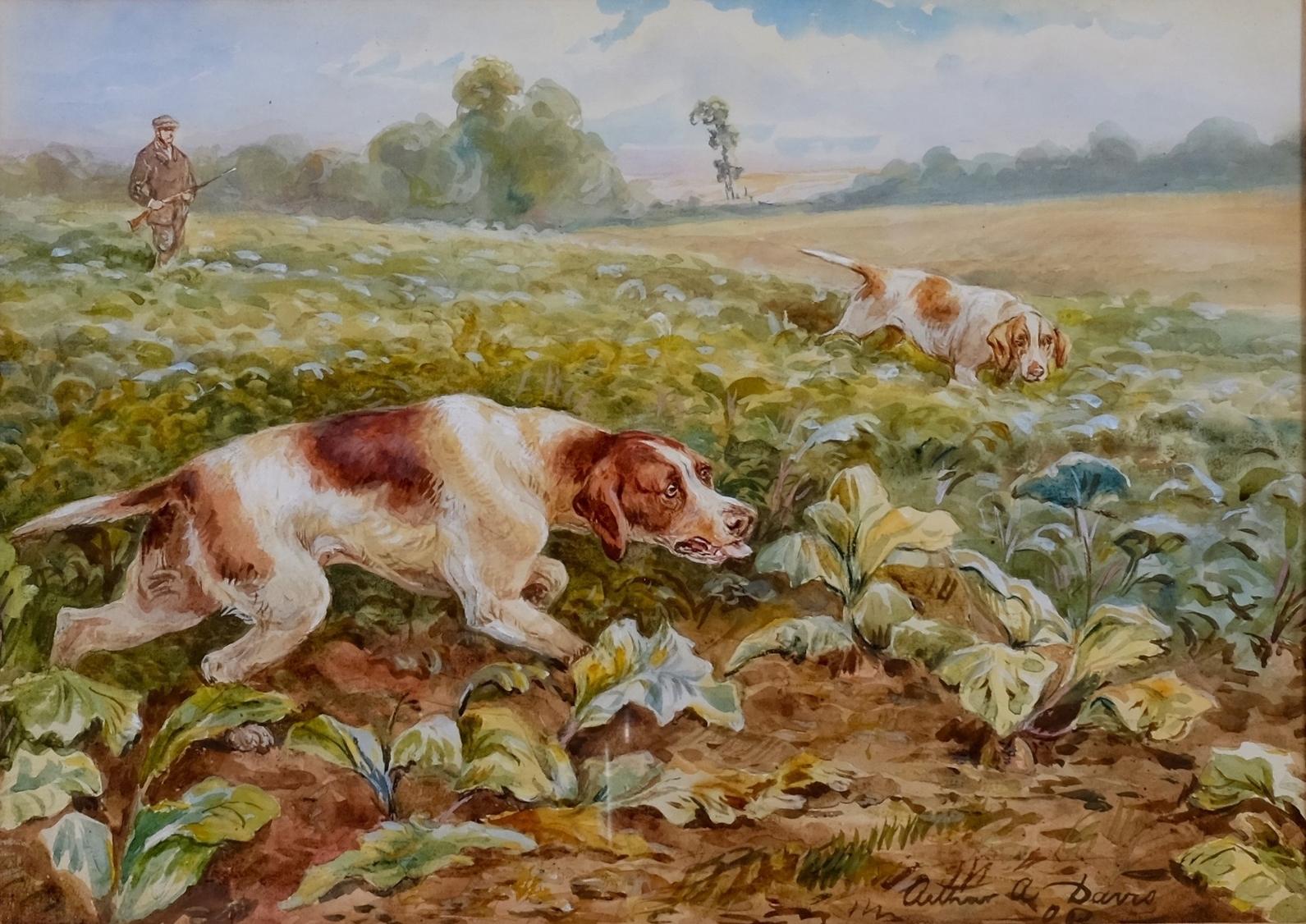 Arthur A Davis Animal Painting - Uncertain