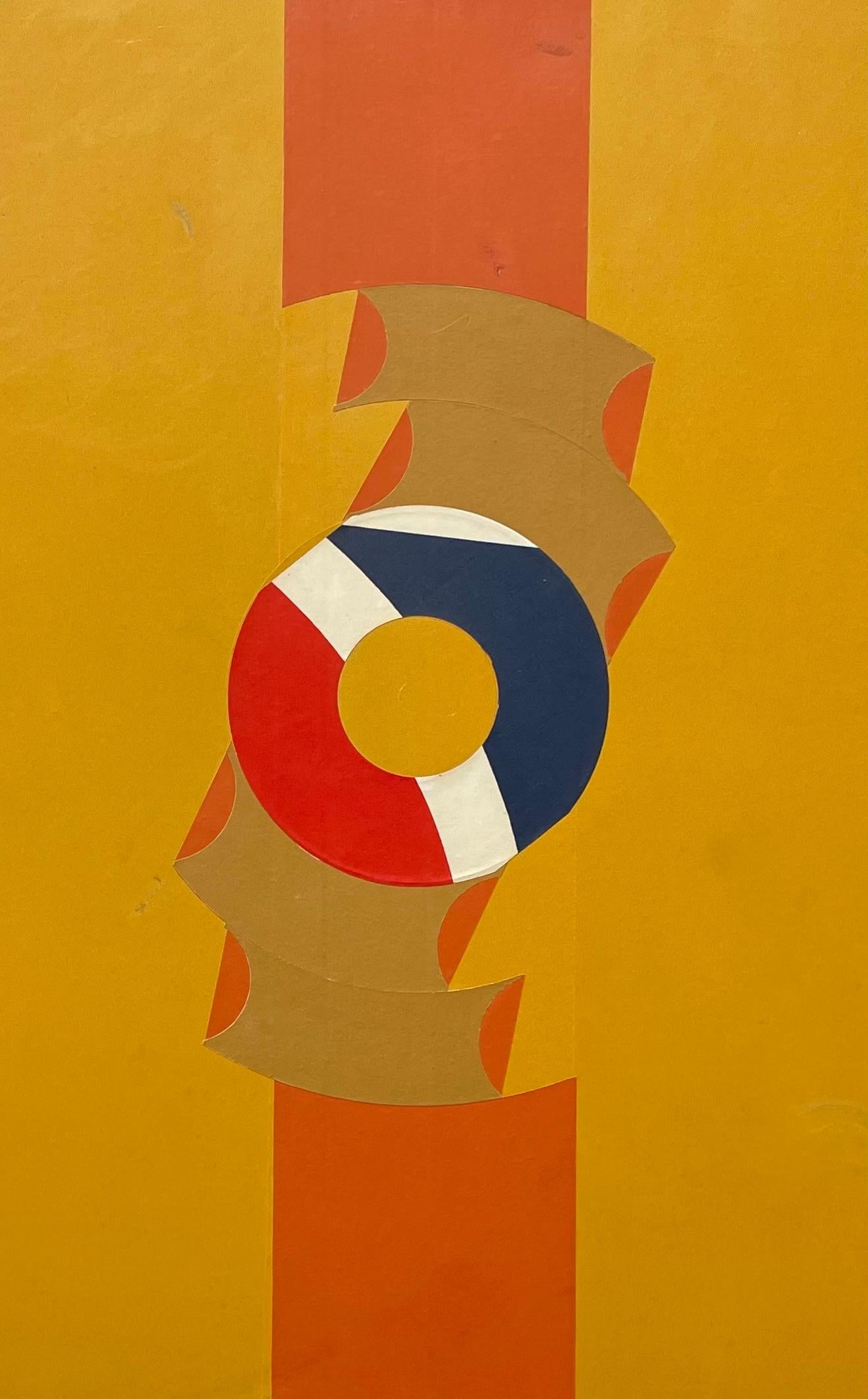 Mid-Century Modern Arthur Aesbacher, Swiss (1923-2020) Collage 1960 For Sale