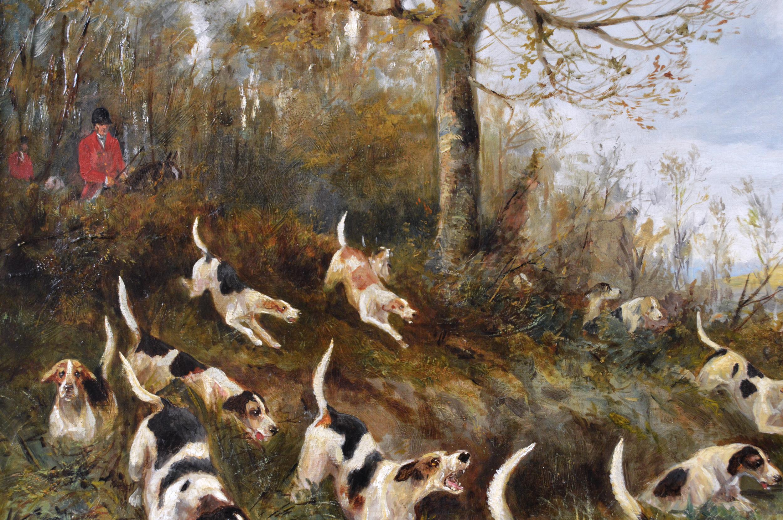hunting dogs painting