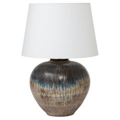 Arthur Anderson Ceramic Table Lamp, Sweden, 1950's, signed