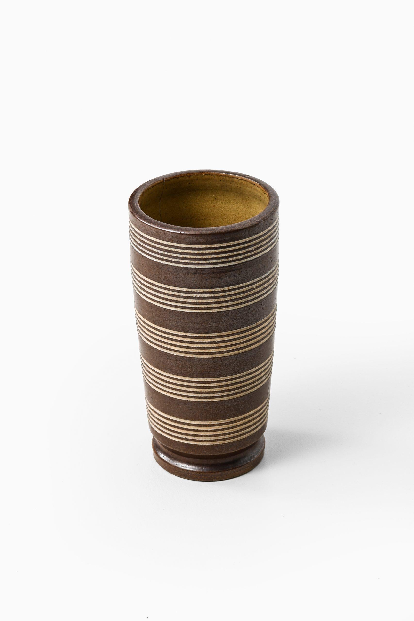 Scandinavian Modern Arthur Andersson Floor Vase Produced by Wallåkra in Sweden For Sale