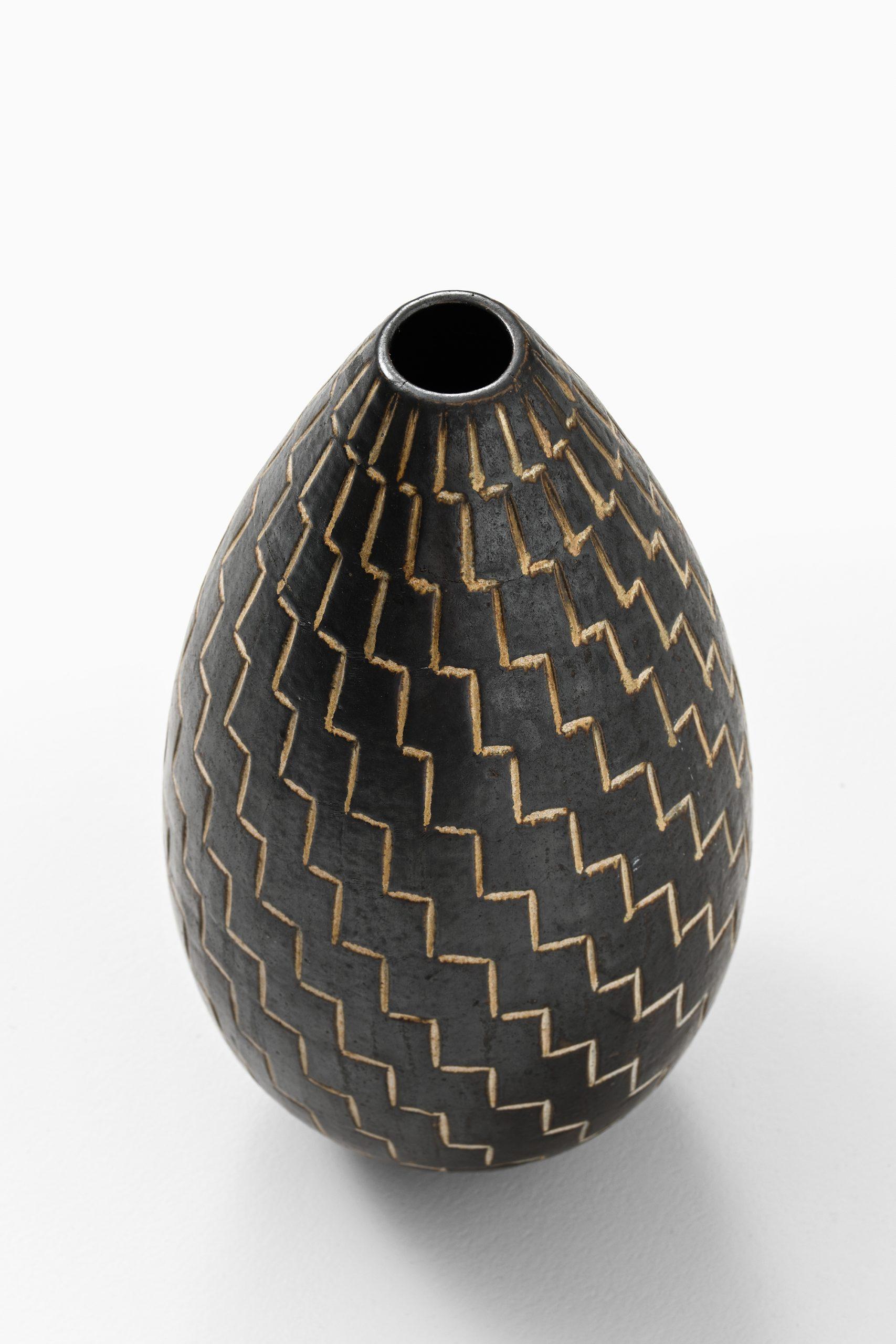 Mid-20th Century Arthur Andersson Floor Vase Produced by Wallåkra in Sweden