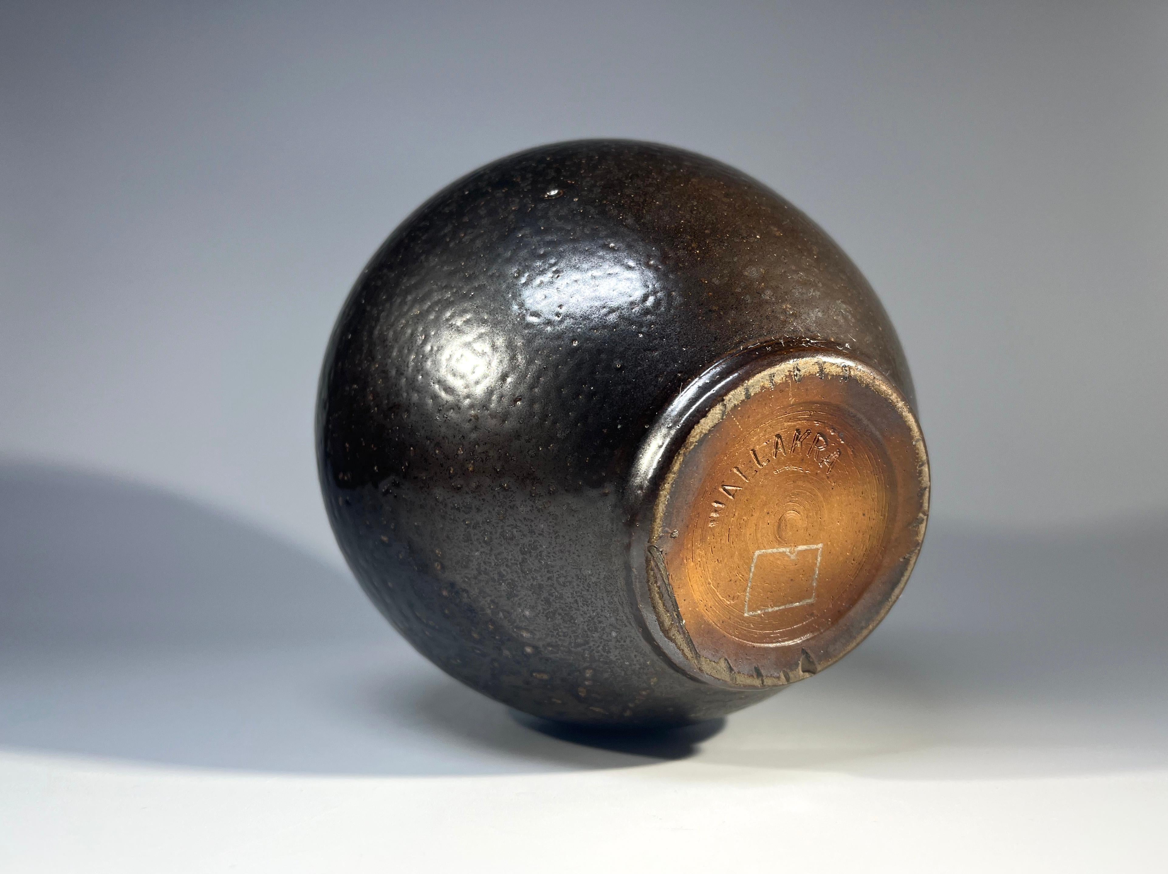 Arthur Andersson For Wallåkra, Sweden, Shaped Stoneware Vase c1950's For Sale 2