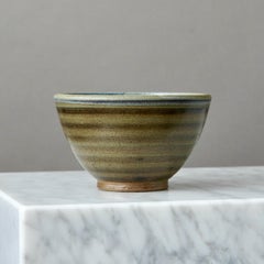 Arthur Andersson, Mid-Century Stoneware Bowl, Wallakra, Sweden, 1950s