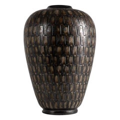 Arthur Andersson, Mid-Century Stoneware Vase, Sweden, C. 1950s