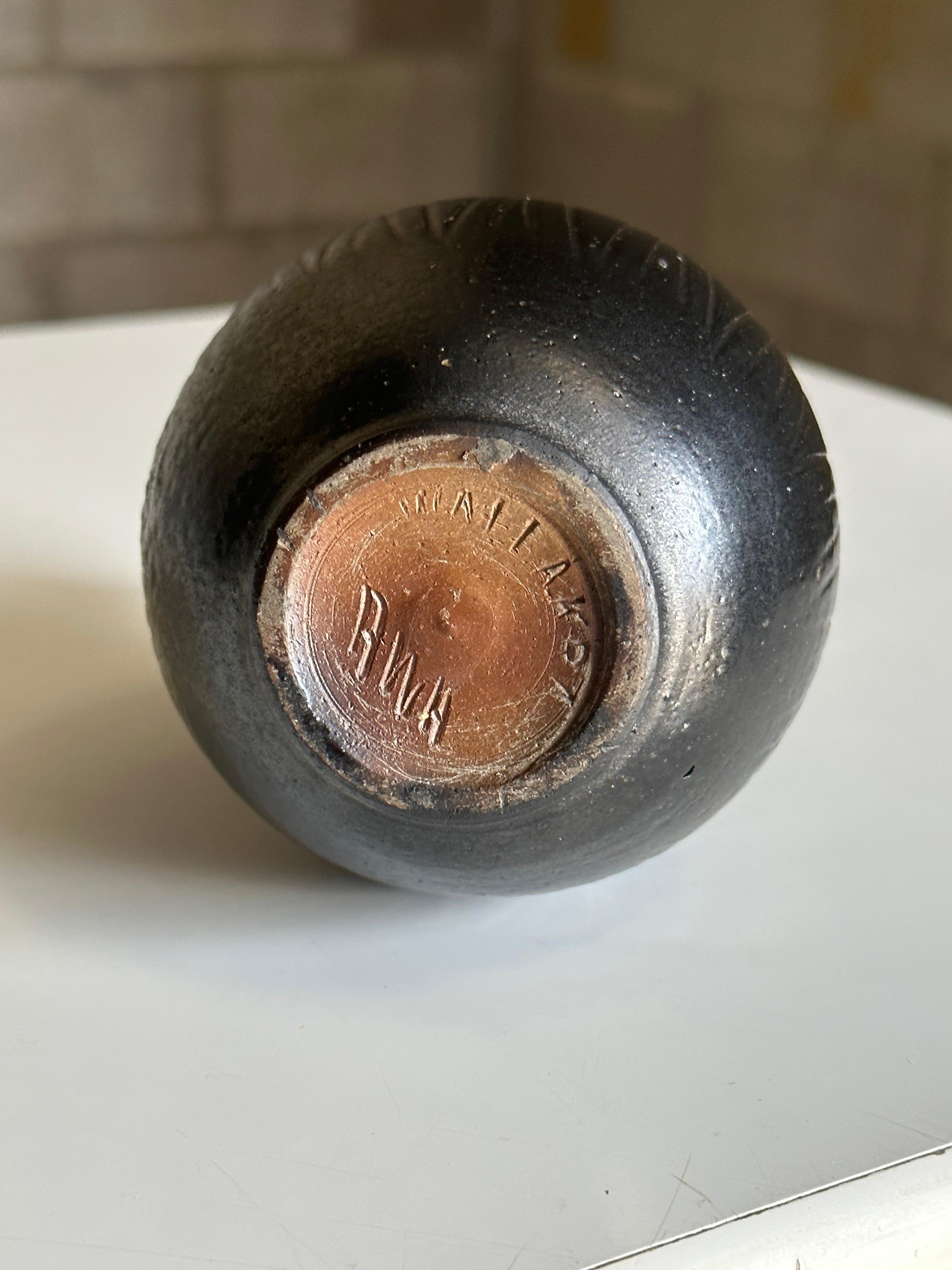 Arthur Andersson Vase für Wallåkra, 1950er Jahre Schweden (Mitte des 20. Jahrhunderts) im Angebot