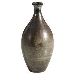 Arthur Andersson, Vase, Grey-Glazed Stoneware Wallåkra, Sweden, 1950s