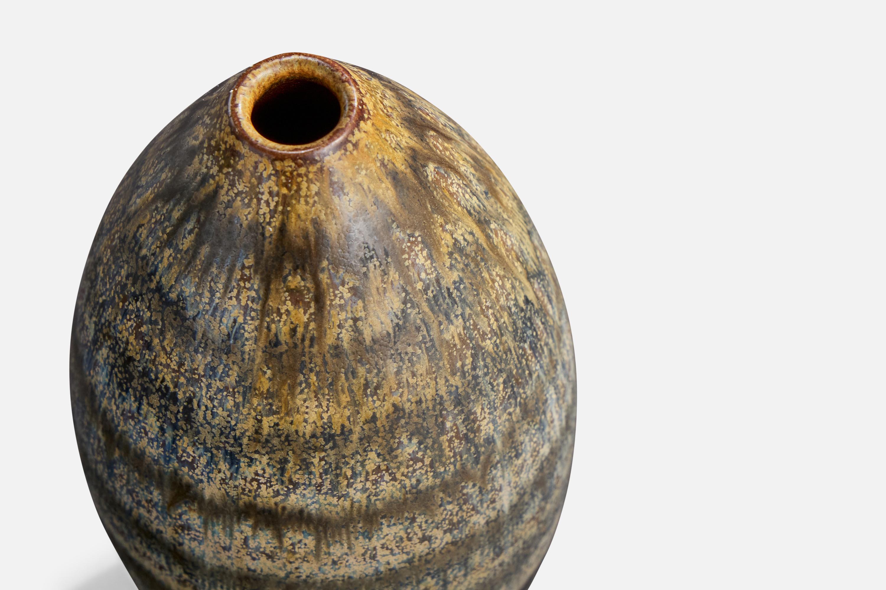 Metà XX secolo Arthur Andersson, Vase, Stoneware, Sweden, 1950s in vendita