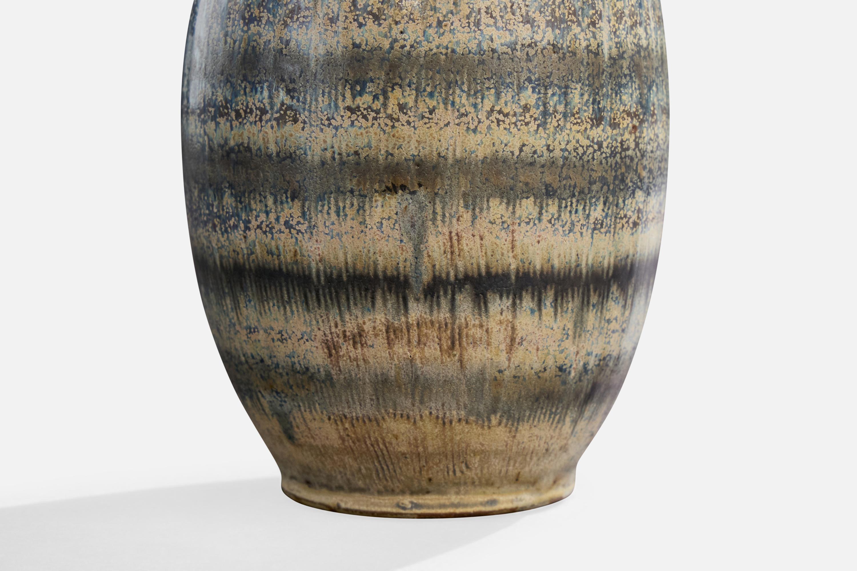 Arthur Andersson, Vase, Stoneware, Sweden, 1950s in vendita 1