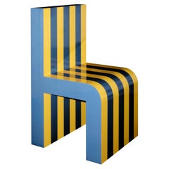 Arthur Arbesser Pemo Chair No. 1 - Navy/Saffron