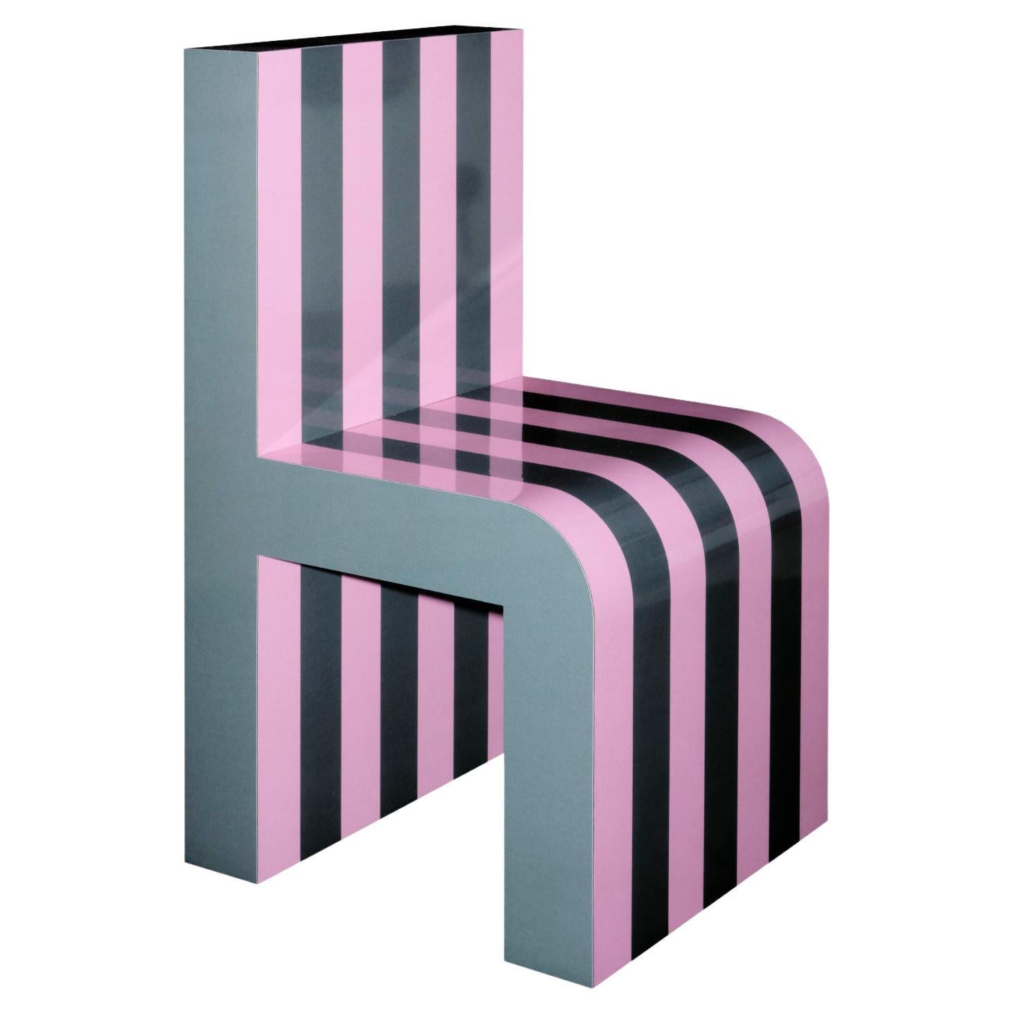 Arthur Arbesser Pemo Chair No. 7 - Pine/Pink For Sale