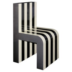 Vintage Arthur Arbesser Pemo Chair No. 8 - Milk/Black