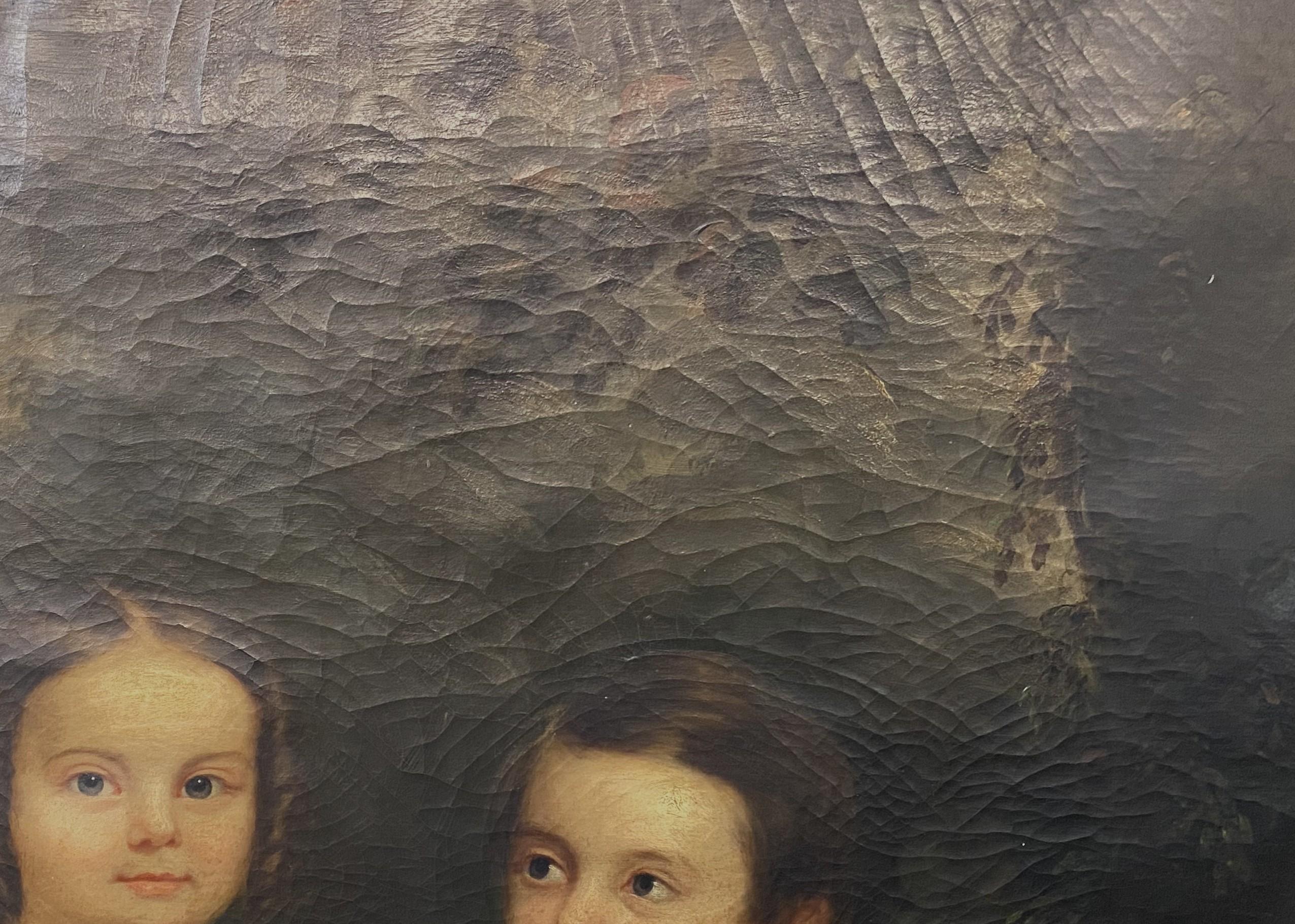 Ritratto di due bambini in vendita 1