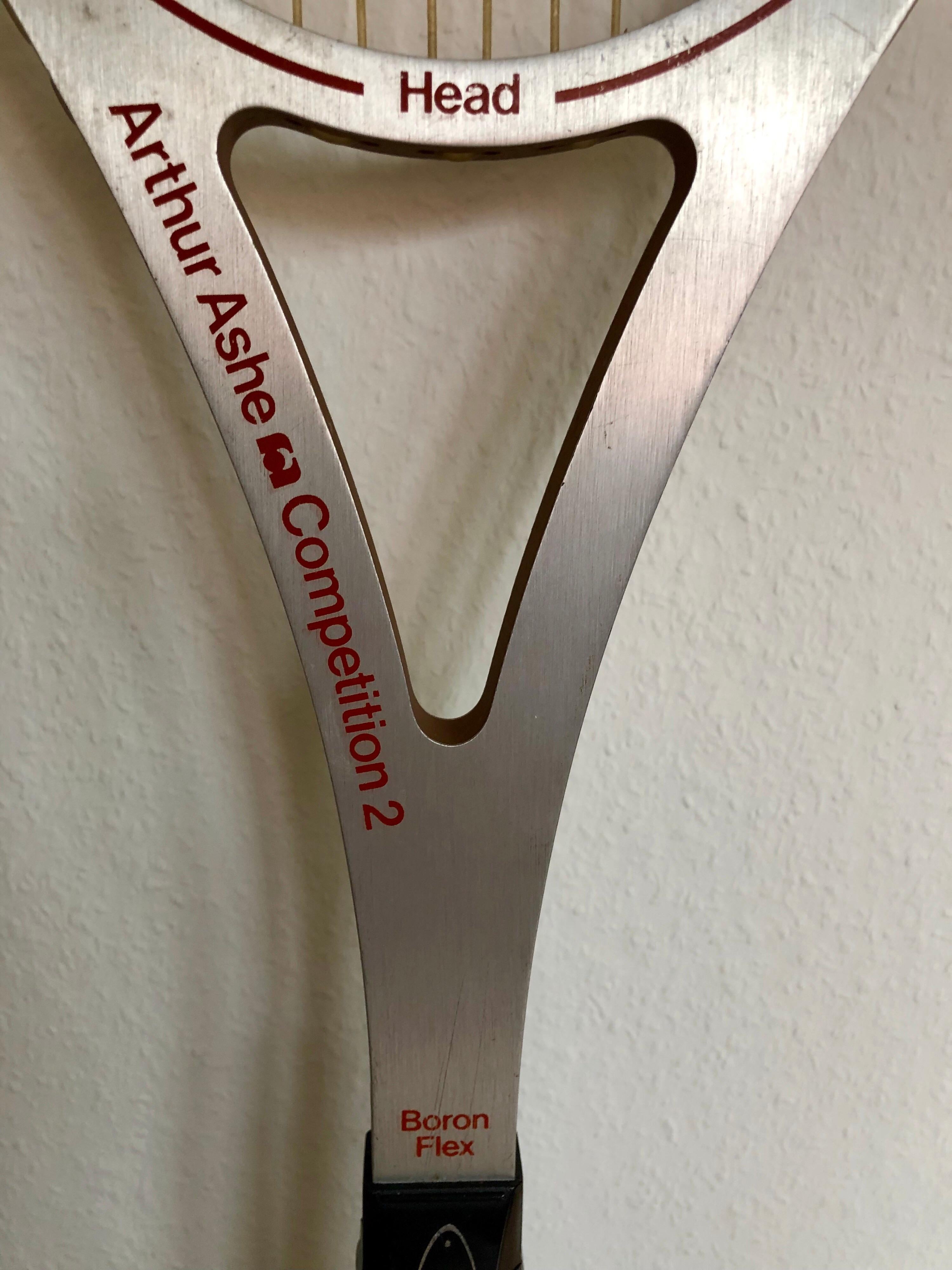 Arthur Ashe Competition 2, Vintage Tennis Racket Boron Flex by Head at