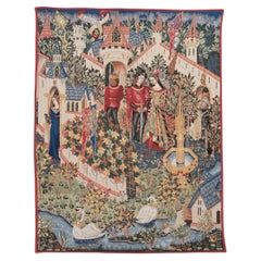Arthur at Camelot Loom Woven Tapestry - 3'0" x 2'5"