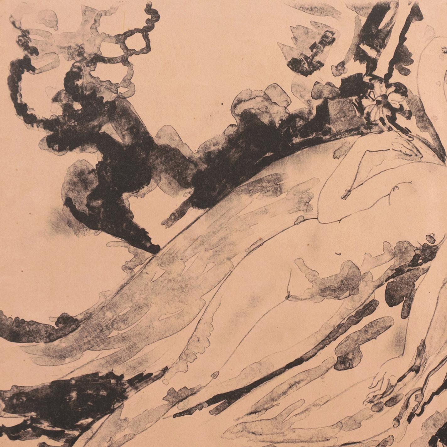 « Lida & the Swan », New York Armory Show, Ashcan School, ASL, NYMOMA, AIC, LACMA en vente 3