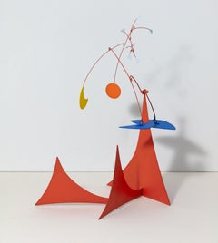 'Untitled' Enamel on Steel Stabile, Monogram AB Signature