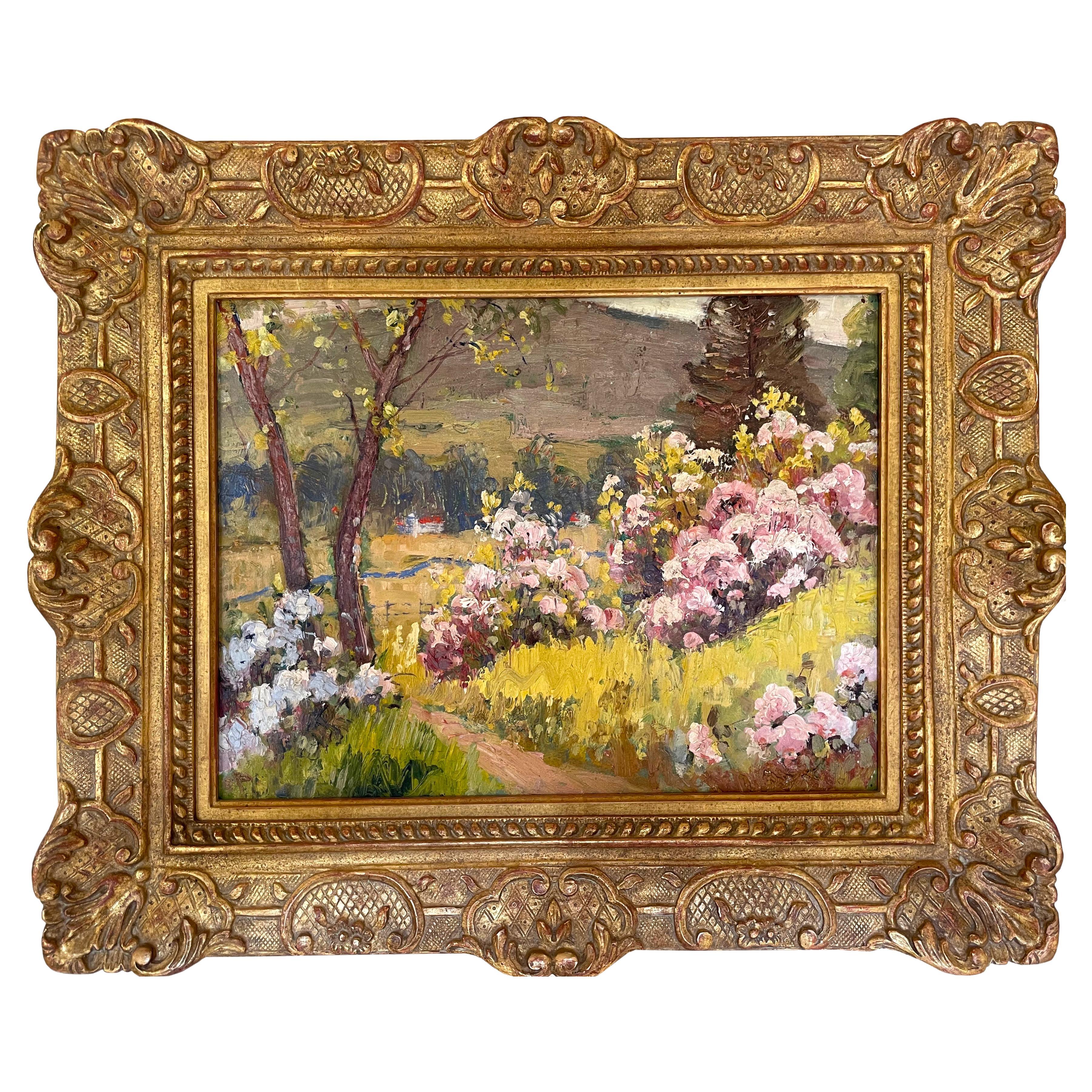 Arthur Beaumont, (Amerikaner, 20. Jahrhundert), Sträucher in Blüte