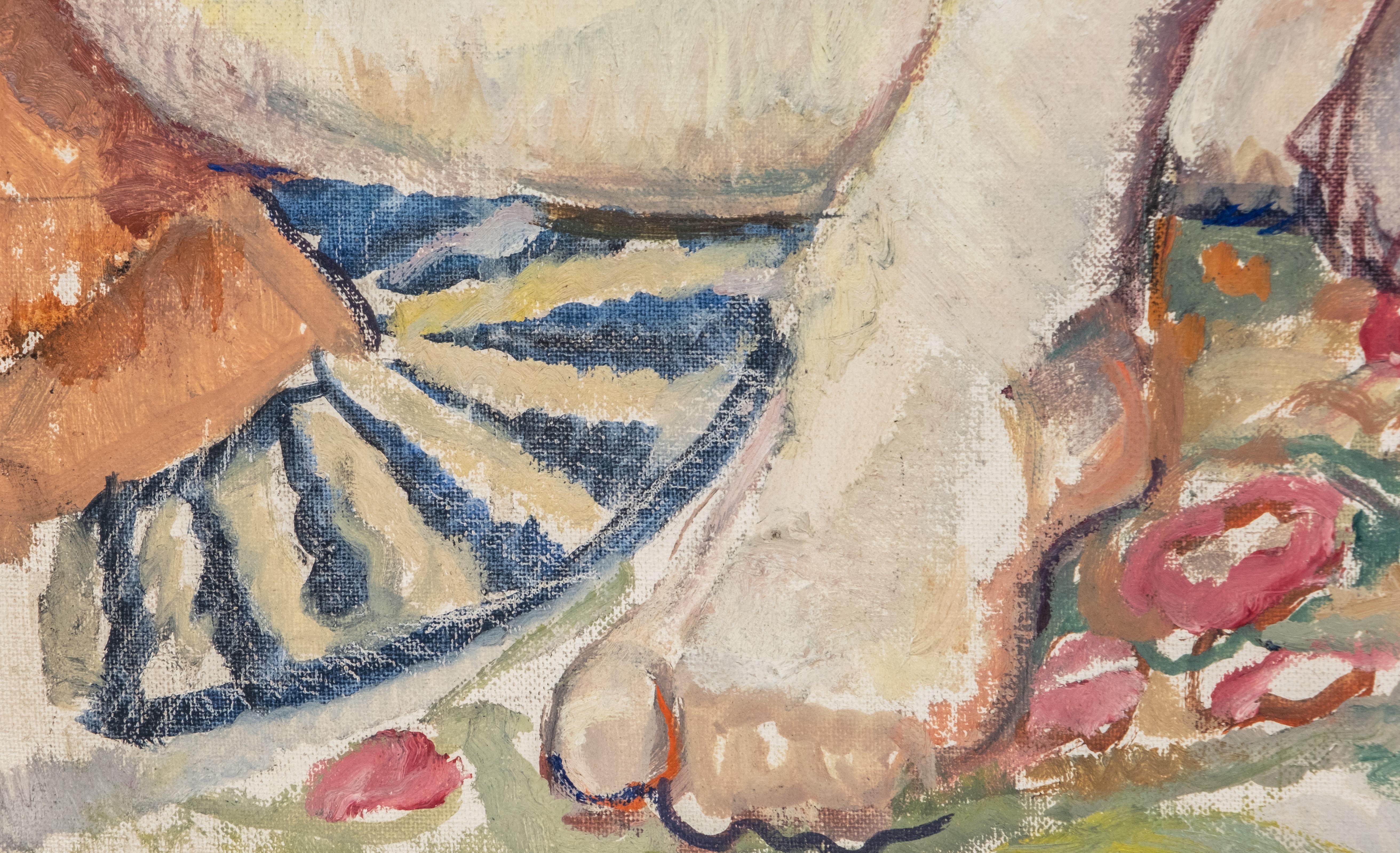 Arthur Beecher Carles, Pintura sobre tabla de lienzo, Etiquetas de Christie's en el reverso Francés en venta