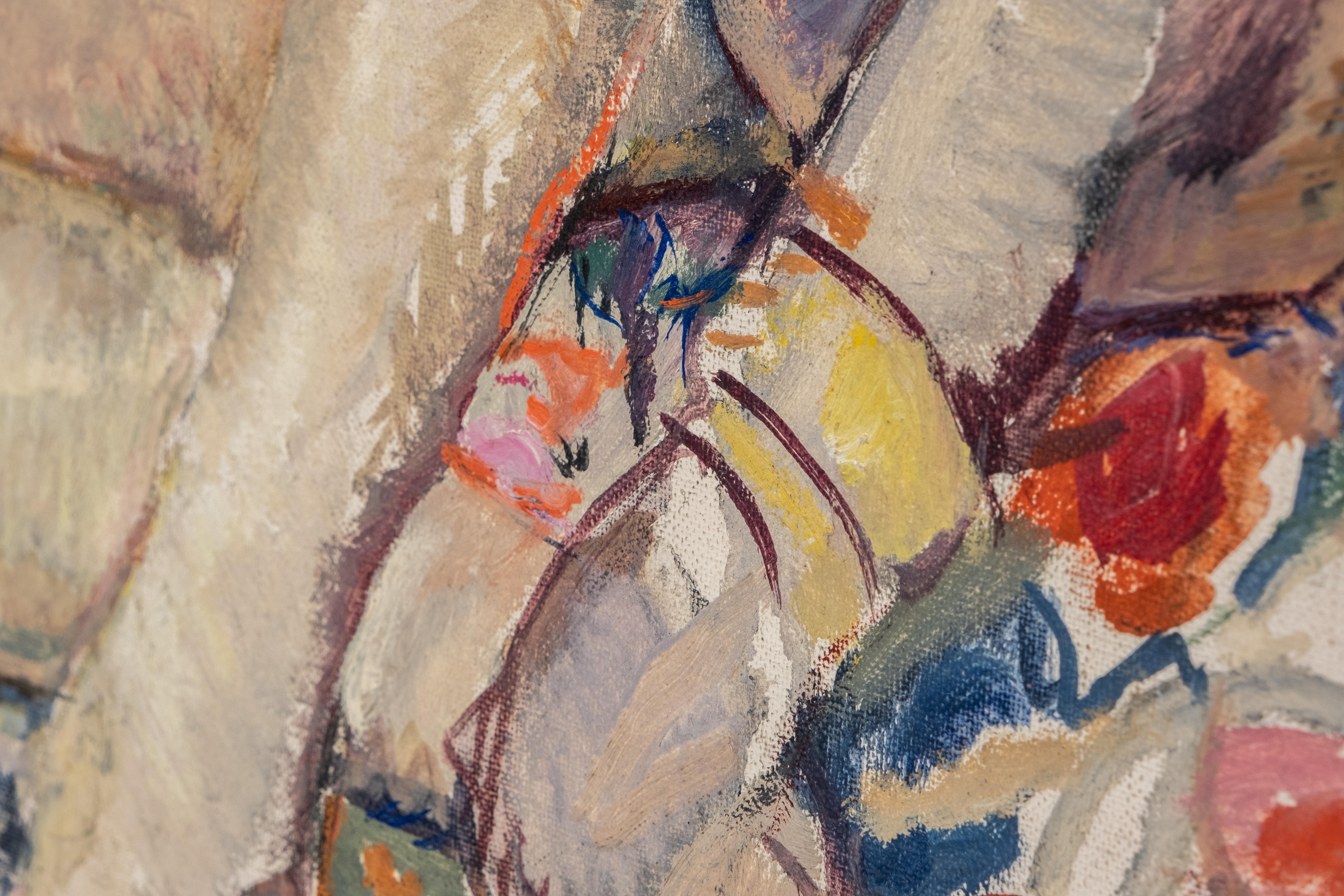 Arthur Beecher Carles, Pintura sobre tabla de lienzo, Etiquetas de Christie's en el reverso Pintado a mano en venta