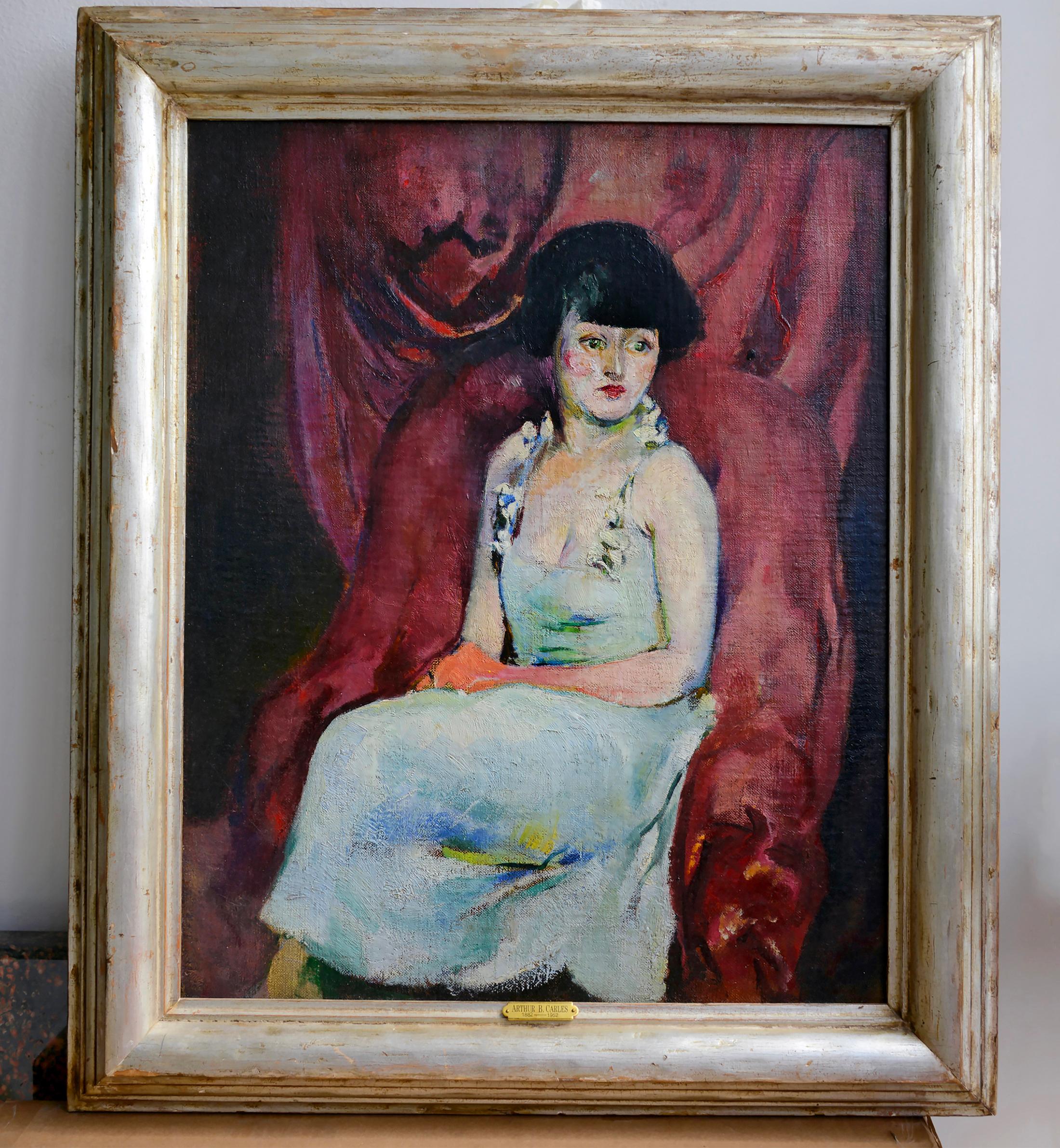 Portrait of a Seated Woman For Sale 4